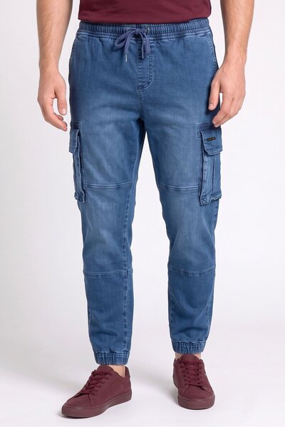 BENCH Men Regular Fit Washed Stretchable Jeans, Blue
