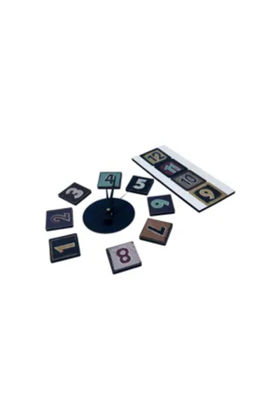 Generic Brand Направи си сам 3D стенен часовник с цветни цифри на плочки – Ре...