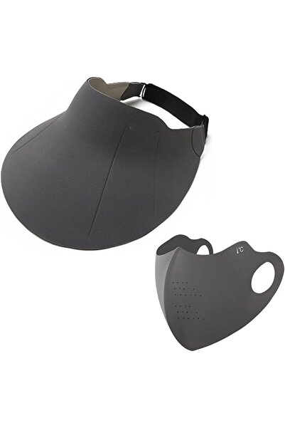 Yelajoy Sun Hat and Mask Set, 2 in 1 Reversible Breathable Hat with Face Mask...