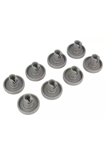 Electrolux Set de 8 roți pentru coșul inferior, din plastic gri închis