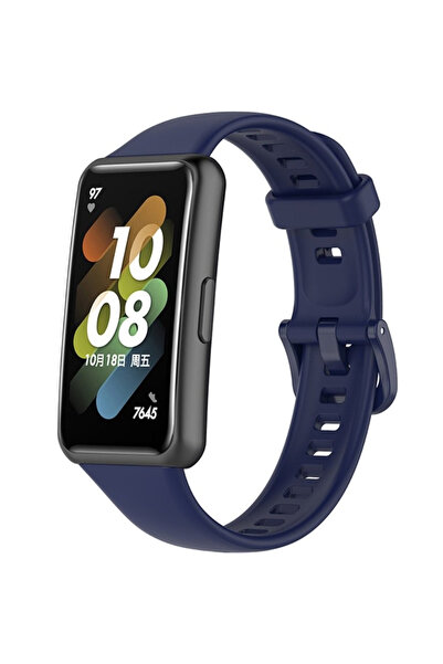 XGSM Curea din silicon pentru Huawei Band 7, Albastru marin