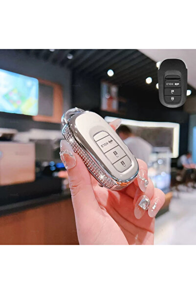 Alazpay Honda Compatible Civic, Accord, Cr-V, Hr-V, Zr-V, Stone Edge Tpu Key ...