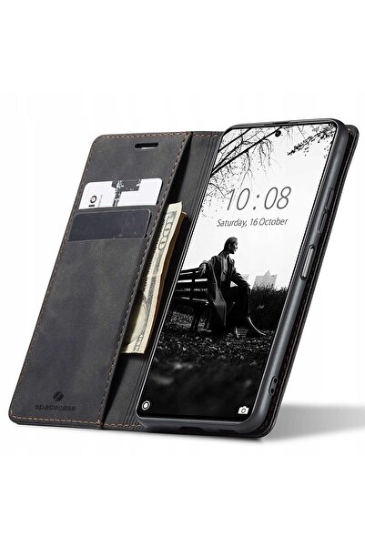 spacecase Husă portofel Xiaomi 11T/11T Pro negru
