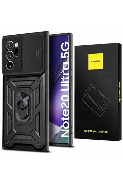 spacecase Camring Galaxy Note 20 Ultra negru
