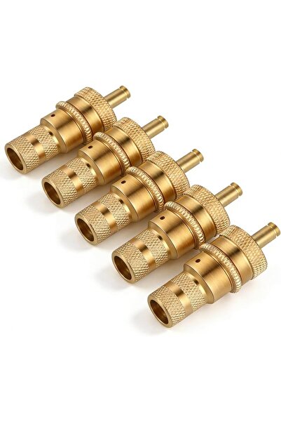 LAXDAMRE مخففات ضغط إطارات أوتوماتيكية من النحاس 5 قطع 6-30 PSI، ملحقات للطرق...