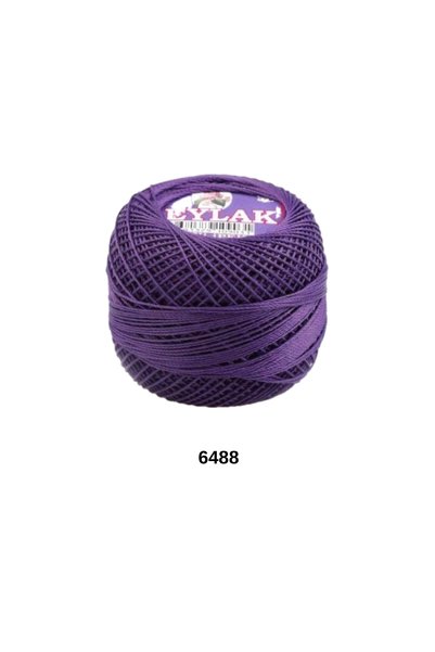 hobi dünyası evim 1 piece lilac etamine cross-stitch embroidery thread 6 laye...