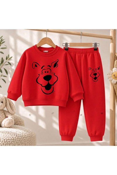 playwear Team Sweatshirt Sucupy Printed Girls' Boys' Crew Neck