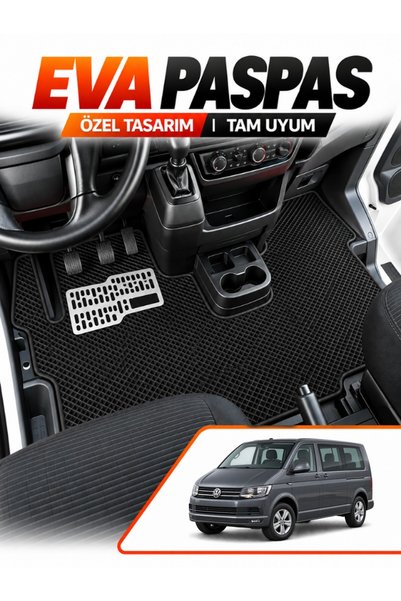 Guerrino VOLKSWAGEN TRANSPORTER T6.1 PANELVAN (2019-2026) Uyumlu EVA Oto Pasp...
