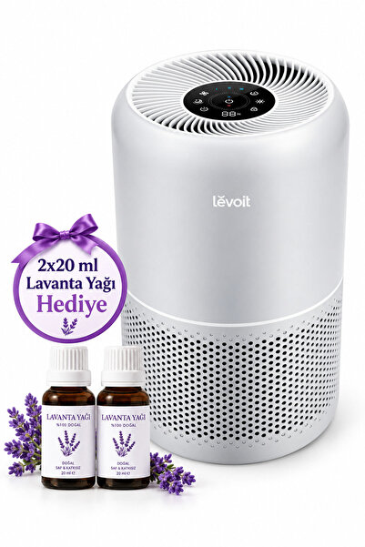 Levoit Core 300S Pro Akıllı Hava Temizleme Cihazı 2x20 ml Lavanta Yağı Hediye