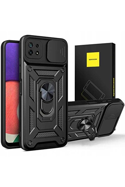 spacecase Camring Galaxy A22 5G negru
