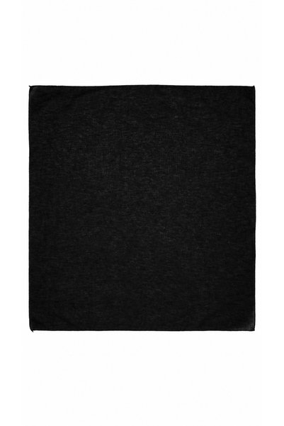 HER ŞEY NOTA www.herseynota.com Siyah 52x52 cm %100 Pamuk Fular Bandana – Unisex Saç, Boyun ve Çanta Aksesuarı