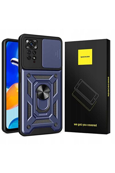 spacecase Husă Camring Redmi Note 11 Pro 5G albastră