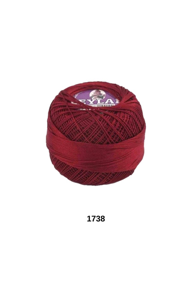 hobi dünyası evim 1 Piece of Lilac Etamin Cross-Stitch Thread 6 Ply No:12 - C...