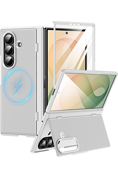 GENERAL حافظة مغناطيسية لهاتف سامسونج جالاكسي زد فولد 8 ألترا مع واقي للشاشة ...