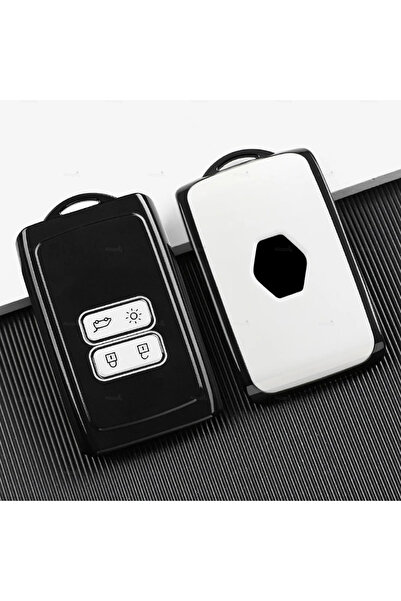 Alazpay Husă pentru chei din TPU, compatibilă cu Renault Megane, E-tech, Aust...