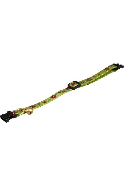 Karlie Flamingo COLLAR ZIGGI GREEN & LIGHT BLUE & RED & BLACK