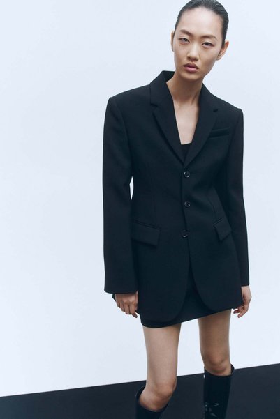 H&M Wool-blend hourglass blazer