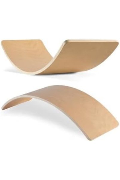 HASSM 83cm Wooden Balance Board, Suitable for Toddlers, Teens, Adults, Wobble...