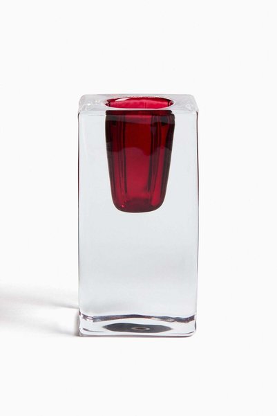 H&M Glass candlestick