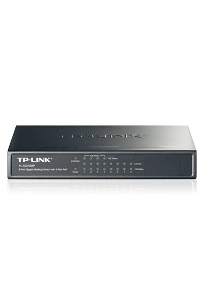 TP-LINK TL-SG1008P 8 Port 4 Port Poe+ 10-100-1000 Mbps Switch Çelik Kasa