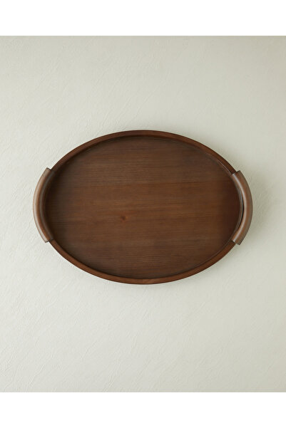English Home Denita Mdf Dekoratif Tepsi 50x36 cm Kahve