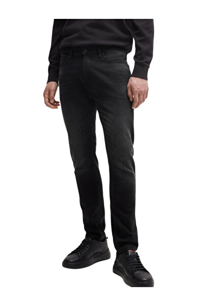 HUGO Ανδρικό 734 Jeans Μαύρο 50524229-005