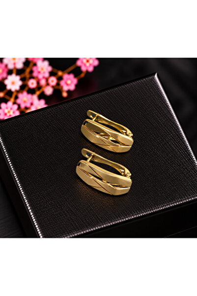 STILCOCHET Cercei Placați cu Aur 14k
