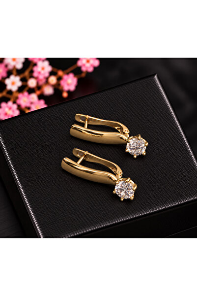 STILCOCHET Cercei Placați cu Aur 14k