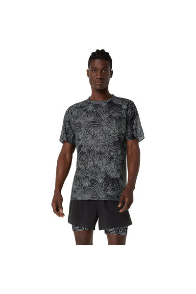 Asics LIMITED SERIES METARUN SS TOP Erkek Black/Obsidian Grey Kısa Kollu Tshi...