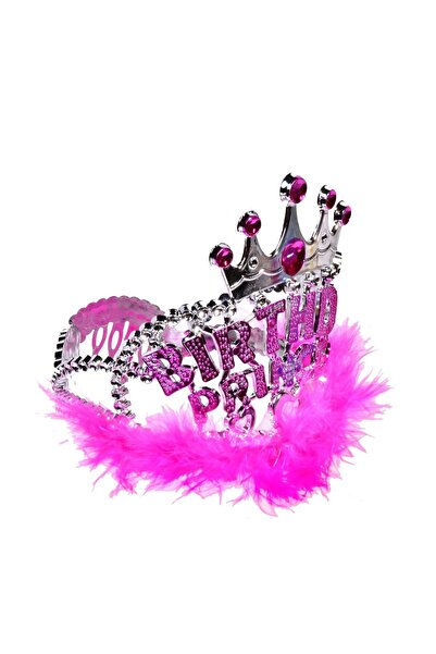 OEM Coroniță Par cu Pene Fucsia BIRTHDAY PRINCE – Look Festiv pentru Ziua de ...