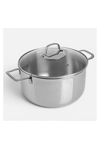OEM Oala din Inoxcu Capac din Sticlă Ø24cm – 5,7L
