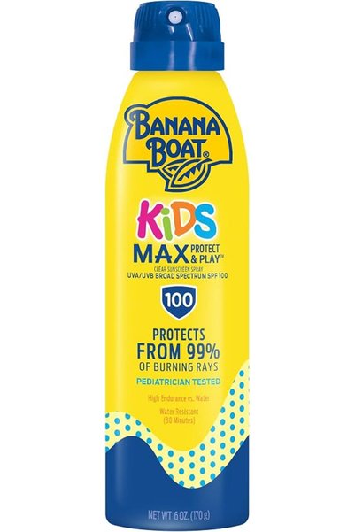 Banana Boat رذاذ واقي من الشمس شفاف للأطفال UltraMist Kids MAX Protect & Play...