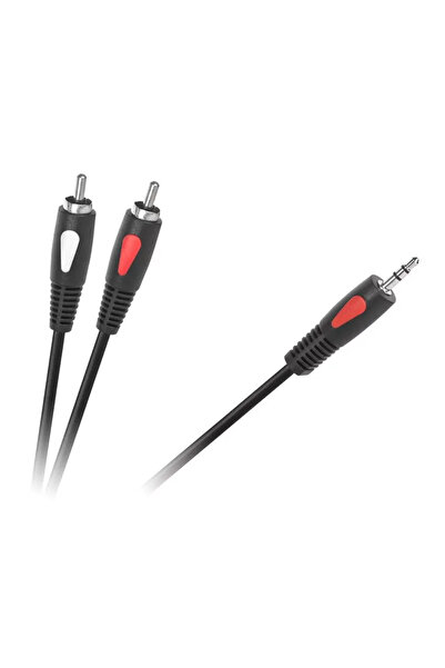 Cabletech Cablu 3.5 mm tata - 2x RCA 1.8m -LINE KPO4004-1.8