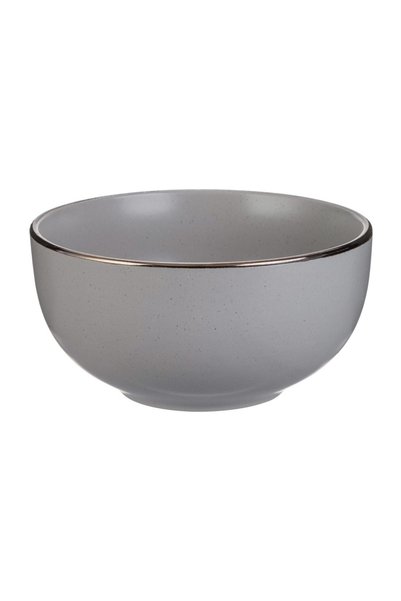 OEM Bol gri ”Metallic” Ceramic 700ml – servire practică pentru mesele de zi c...