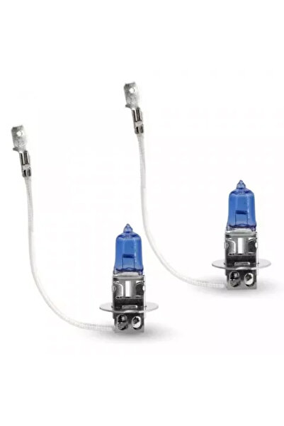 CarGuard Set de 2 becuri Halogen H3 100W +110% intensitate Alb Xenon 12V