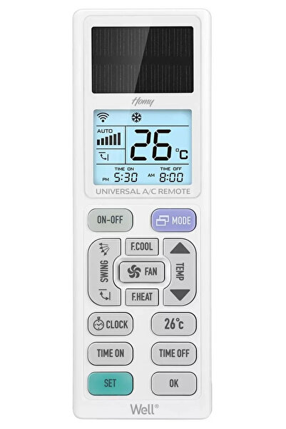 Well Telecomanda universala pentru aparate de aer conditionat Homy cu panou s...