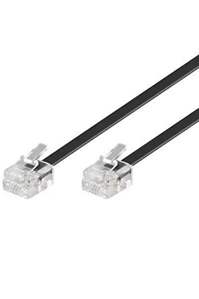 goobay Cablu telefon 6m RJ11 6P4C negru