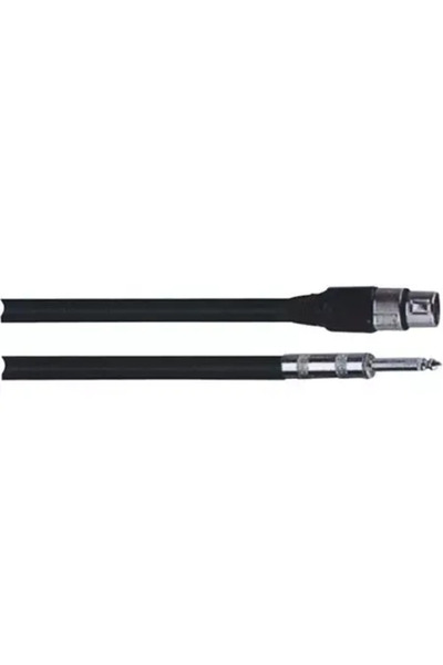 IBIZA Cablu XLR mama la Jack MONO 6.35 mm tata 6m