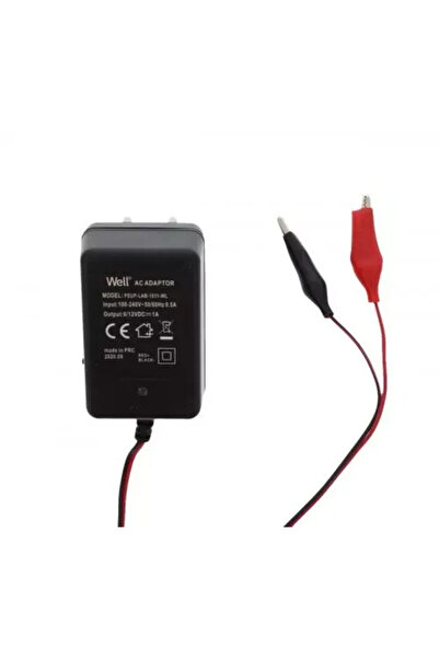 Well Incarcator pentru acumulatori plumb acid 6V / 12V 1000mAh cu debransare