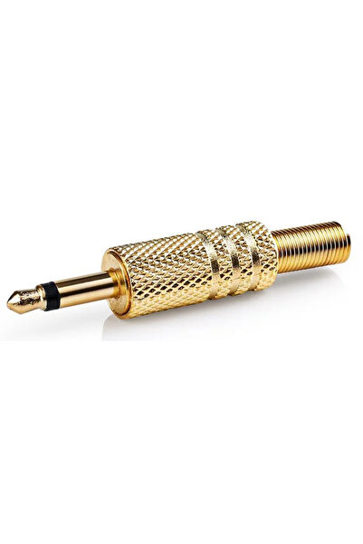 Nedis Mufă conector Jack mono 3.5mm tata auriu CAVC22980GD