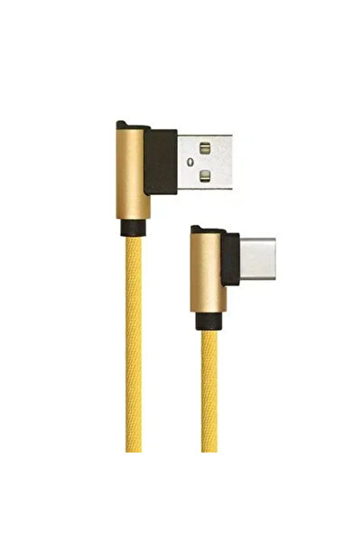 V-TAC Cablu USB Type C 1m DIAMOND EDITION auriu