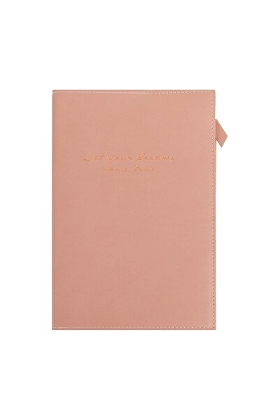 OEM Carnetel Notite A5 Roz Nude Husa cu Fermoar "Let your dreams come true" -...