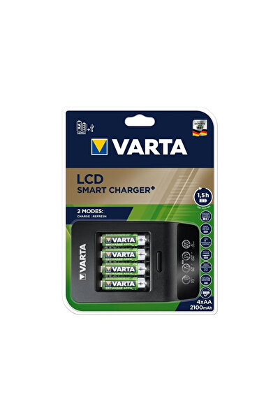 Varta Incarcator LCD Smart Charger+ 57684 NiMH AAA AA + 4 acumulatori AA 2100...