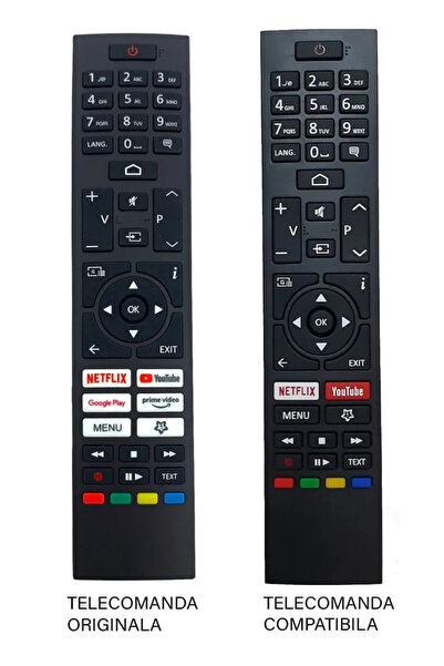 Class Telecomanda inlocuitoare compatibila TV Vestel Toshiba Horizon RC45157 ...