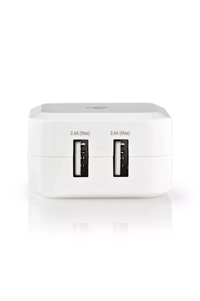 Nedis Alimentator 110-240V - USB x2 iesiri 4.2A alb