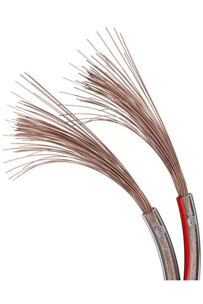 goobay Cablu difuzor transparent 2x0.5mm cupru OFC cupru fara oxigen 15121