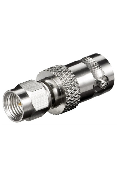 goobay Adaptor SMA tata - BNC mama pini auriti pentru cablu RG 174/U 11856