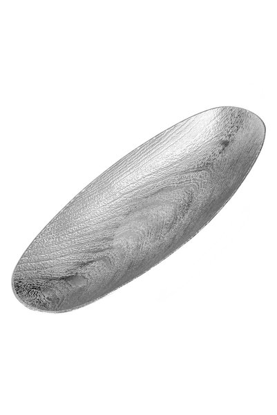OEM Platou Decorativ din Plastic Argintiu Gondola 40.5x15.7x5cm – accent eleg...