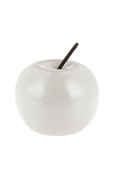 OEM Mar Decorativ Ceramic Alb Perlat Ø8.5x7cm – accent elegant pentru decor