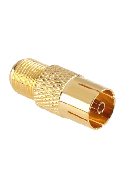 Cabletech Adaptor tv mama la F mama cupru aurit